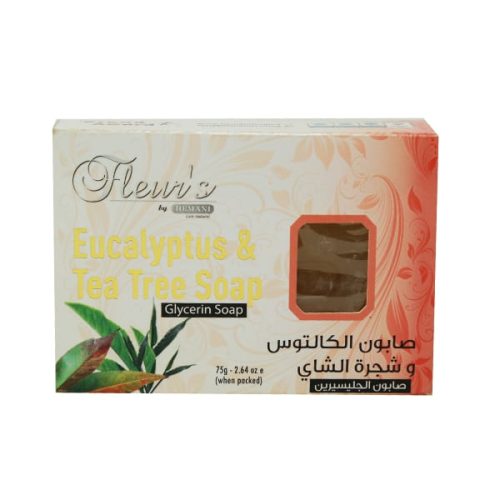 HEMANI FLEUR'S EUCALYPTUS & TEA TREE SOAP 75G