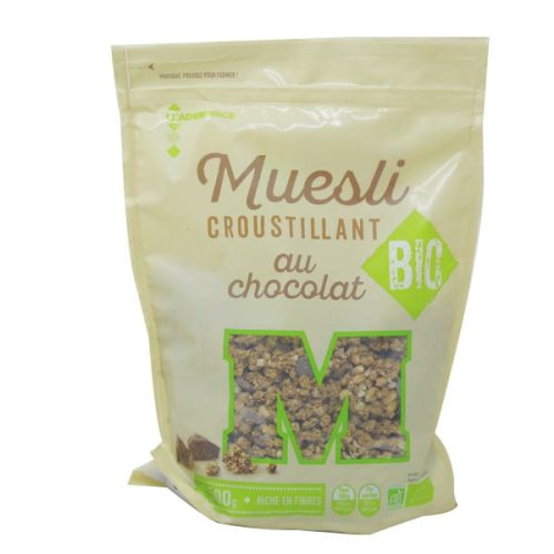 LP BIO MUESLI CROUSTILLANT AU CHOCOLAT 500G