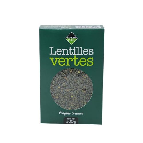 LP LENTILLES VERTES 500G