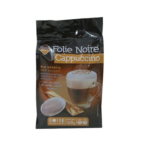 LP FOLIE NOIRE CAPPUCCINO PUR ARABICA 8'S 168G