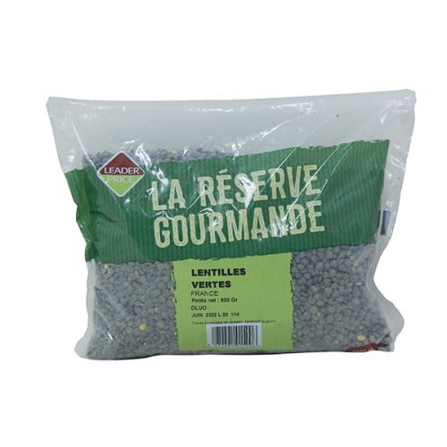 LP LENTILLES VERTES 500G