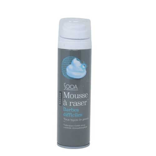 SOOA MOUSSE A RASER BARBES DIFFICILES 250ML