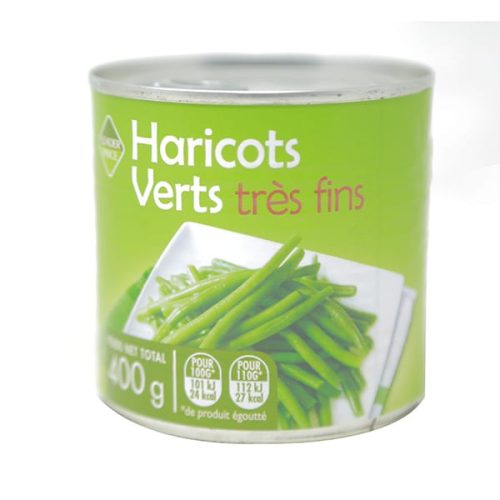 LP HARICOTS VERTS TRES FINS 400G