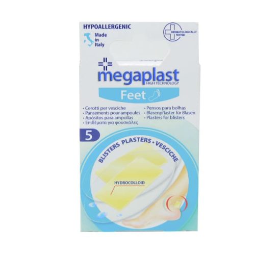 MEGAPLAST FEET PANSEMENTS HYDROCOLLOID 5'S