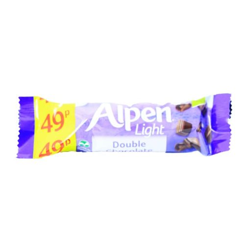 ALPEN LIGHT DOUBLE CHOCOLATE 19G