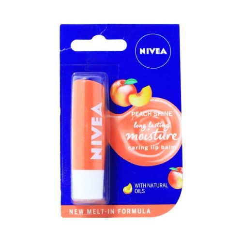 NIVEA PEACH SHINE LIP BALM 4.8G