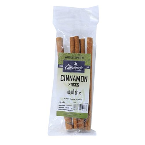 GREENFIELDS CINNAMON WHOLE SPICES 5 STICKS