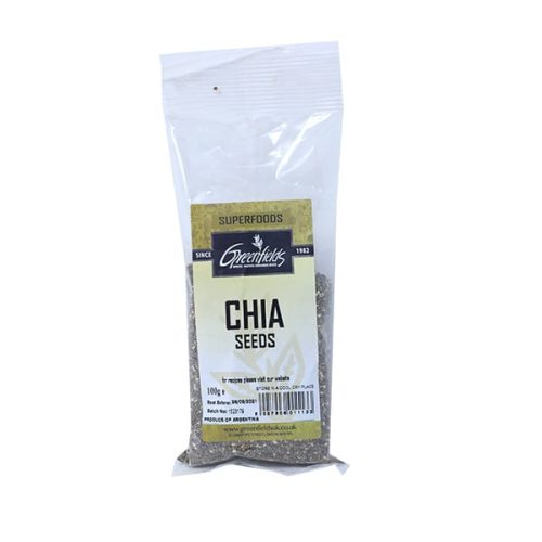 GREENFIELDS CHIA SEEDS SUPERFOODS 100G