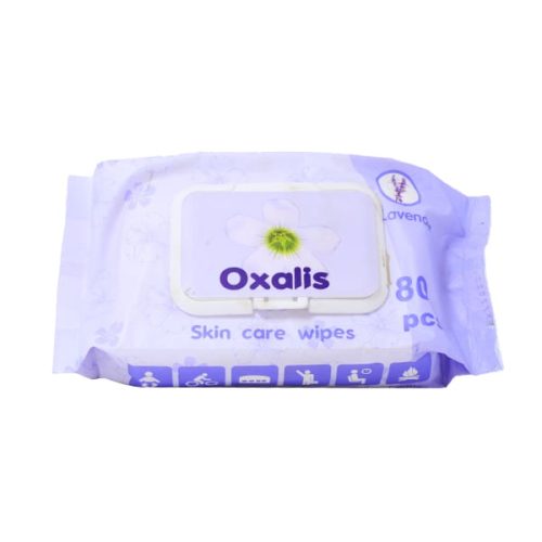 OXALIS SKIN CARE WIPES LAVENDER 80'S