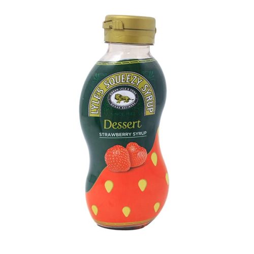 LYLES SQUEEZE STRAWBERRY SYRUP 325G