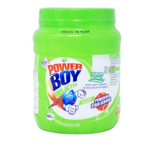 POWER BOY WASHING POWDER JAR 500G