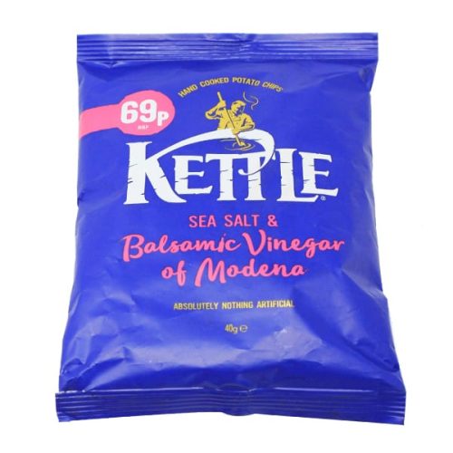 KETTLE CHIPS SEA SALT & VINEGAR