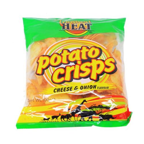 T/H POTATO CRISPS CHEESE & ONION 100G