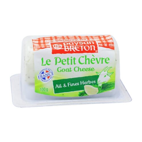 PAYSAN BRETON LE PETIT CHEVRE GARLIC & HERBS 100G
