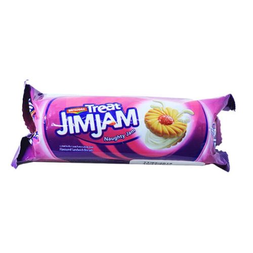 BRITANNIA TREAT JIM JAM BISCUITS 100G