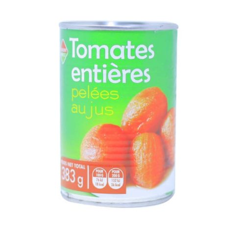 LP TOMATES PELEES AU JUS 383GX12