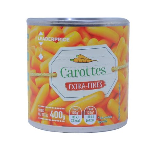 LP CARROTES EXTRA-FINES 400G