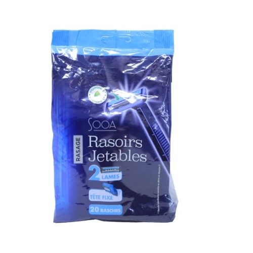 SOOA RASOIRS JETABLES 20'S