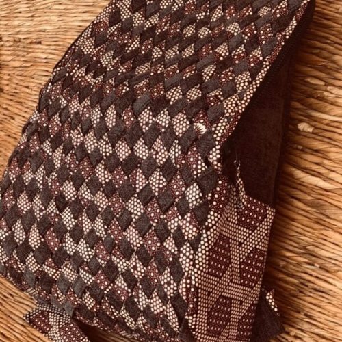 Superfly Limbag Backpack-Chocolate with African Print by Aflimba