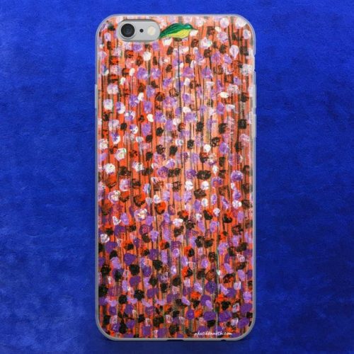 Iphone case - Solitude - African art - Original painting by Kenneth Nkusi (acrylics on canvas) - S7/ S7 Ed/ S8/ S8+/ S9/ S9+