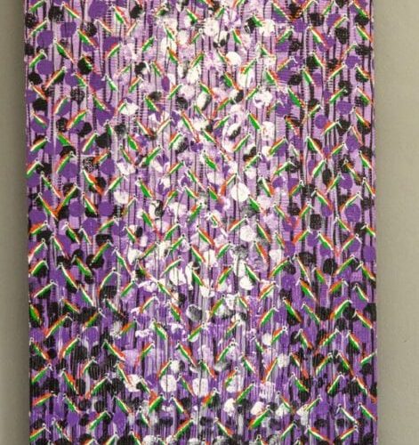 Graceful - Original bird painting by Kenneth Nkusi - Acrylics on canvas - African art - Birds and nature