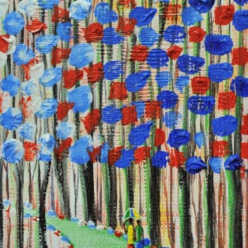 Romance Series IV - Original painting by Nkusi Kenneth - Acrylics on canvas