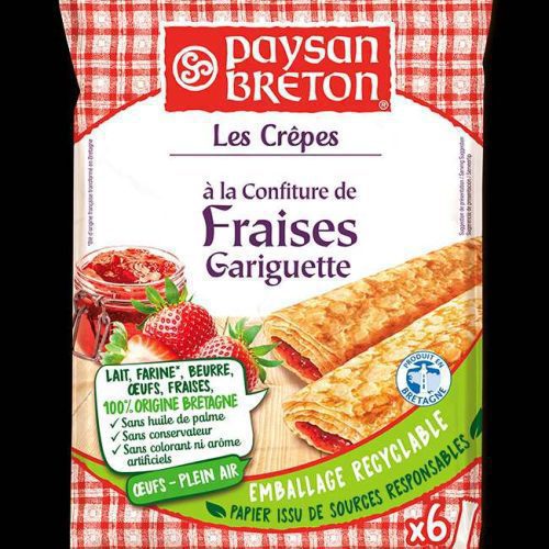 PAYSAN BRETON LES CREPES FRAISES GARIGUETTE 180G