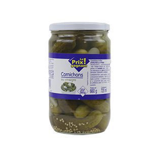LPG CORNICHONS AU VINAIGRE 660G
