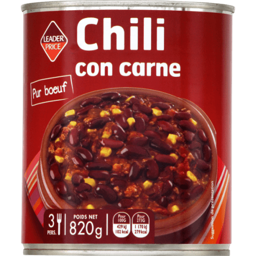 LP CHILI CON CARNE PUR BOEUF 820G