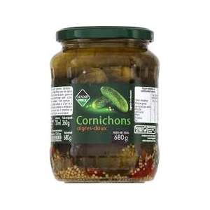 LP CORNICHONS AIGRES DOUX 680G