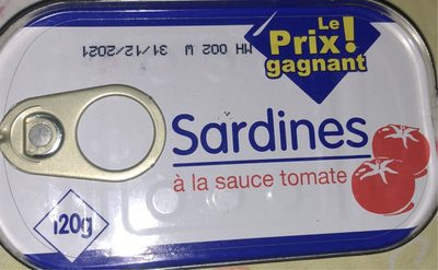 LPG SARDINES A LA SAUCE TOMATE(HUILE VEGET) 120G