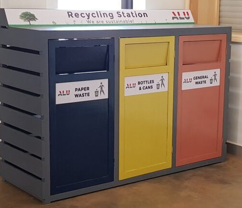 Waste collection and sorting center by Inwood