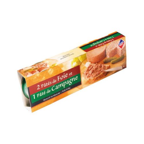 2 PATES FOIE ET 1 PATE CAMPAGNE 231G