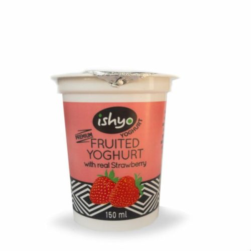 ISHYO YOGHURT PREMIUM FRUITED WITH STRAWBERRY 150ML