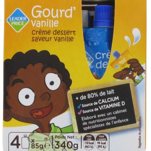 LP GOURD CREME DESSERT VANILLE (4X85G) 340G