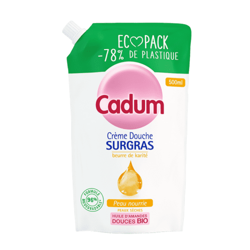 CADUM DOUCHE SURGRAS BEURRE KARITE ECO PACK 500ML