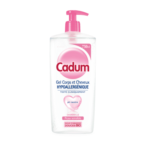 CADUM GEL CORPS N CHEVEUX HYPOAL CAMOMILLE 750ML