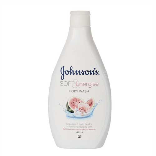 JOHNSONS BODY WASH SOFT N ENERGISE 400ML