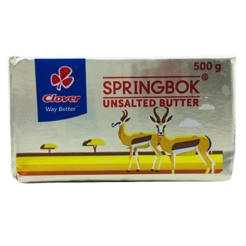 CLOVER SPRING BOK USALTED BUTTER 500G