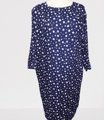 Long Sleeves Blue Dash