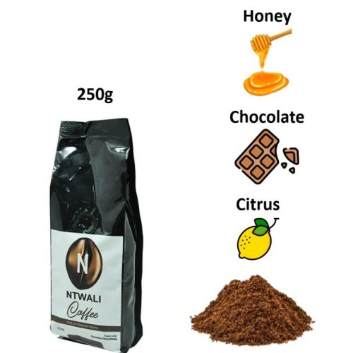 Arabica Medium Roasted Ground Coffee - Chocolate Citrus Honey - 250g