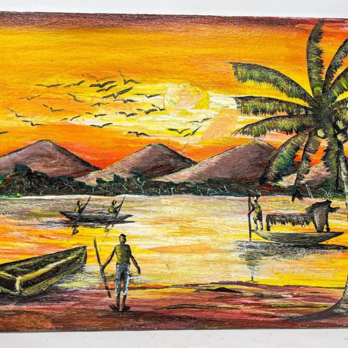 Hope,s Day - Original painting by Briand Kimana