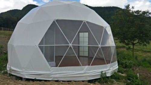 Geodesic dome tent of 5.20m of diameter