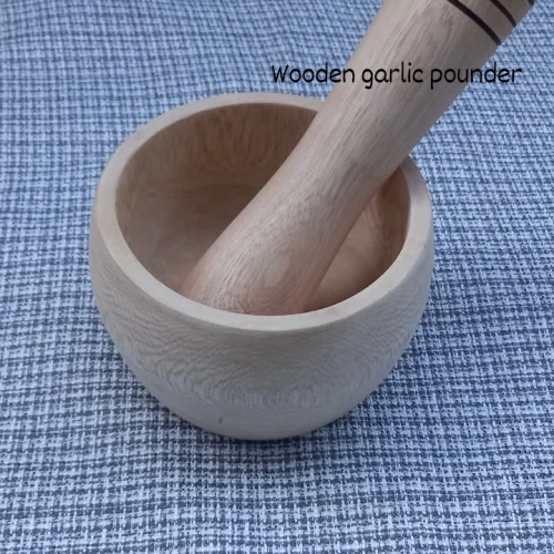 Wooden Garlic Pounder