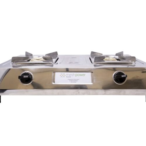 Stainless LPG Stove, 2 Burners, Auto Ignition, Highly Efficient, Portable