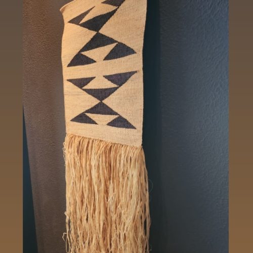 Woven Raffia Wall Hanging