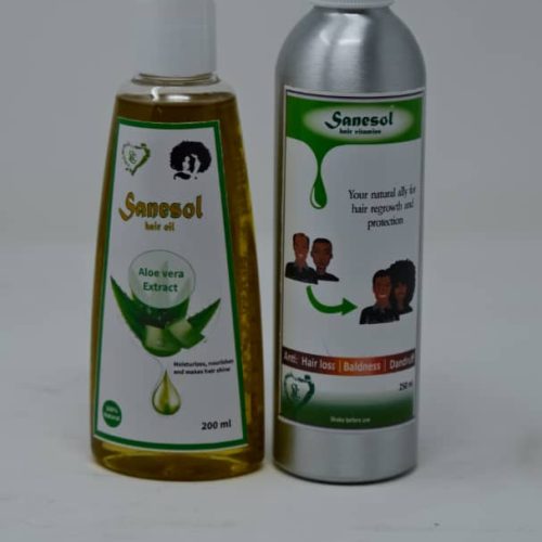 Sanesol Hair Vitamins and sanesol hair oil
