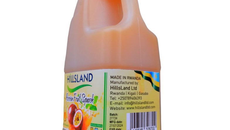 HillsLand Passion Fruit Squash