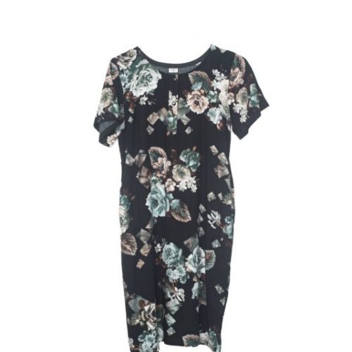 Top Dress with Flower Prints