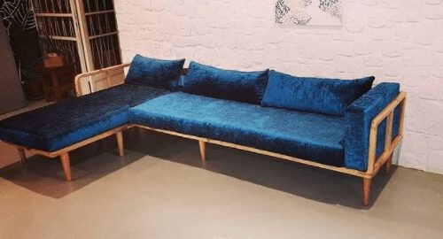 Wooden Sofa Made out of Pin